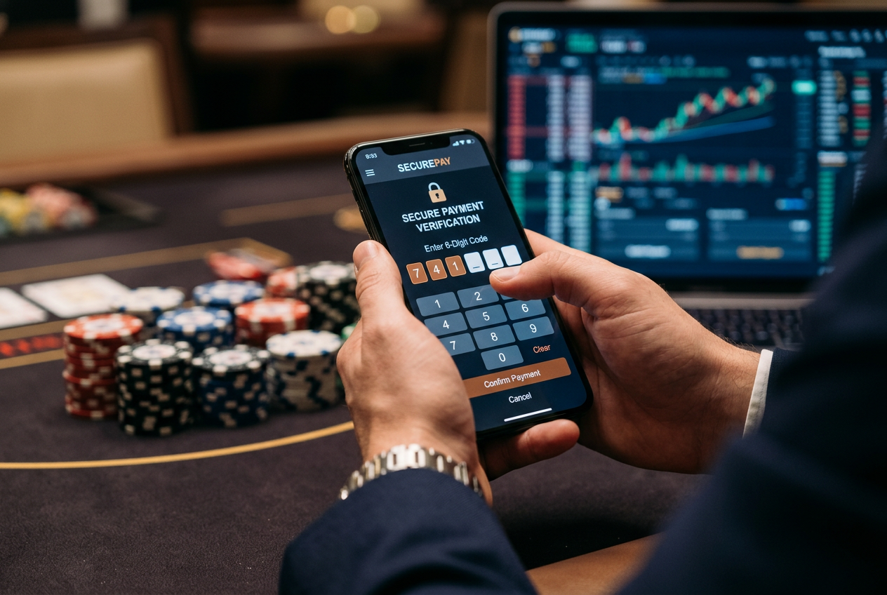 Ekspert analizujący metody płatności w kasynie na smartfonie
